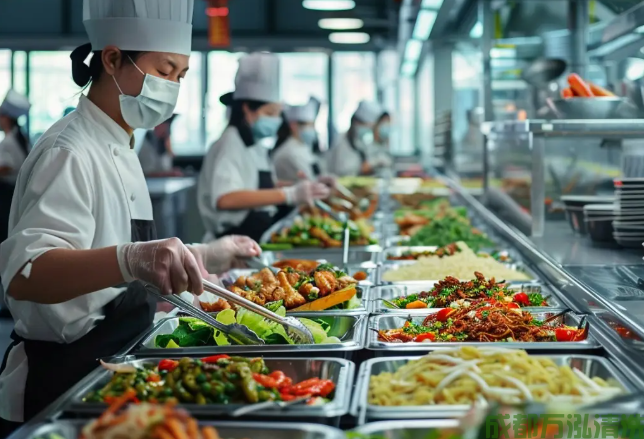 广元某工厂职工食堂油烟机及排烟管道清洗案例